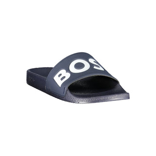 Blu Poliuretano Men Ciabatta