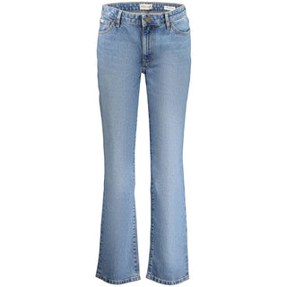 Azzurro Damen-Jeans aus Baumwolle