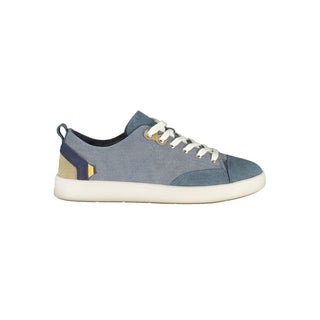 Zapatillas deportivas de poliéster azzurro para hombre