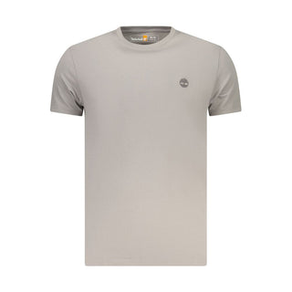 Camiseta gris de algodón para hombre