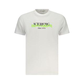 Neonfarbenes Baumwoll-T-Shirt für Herren