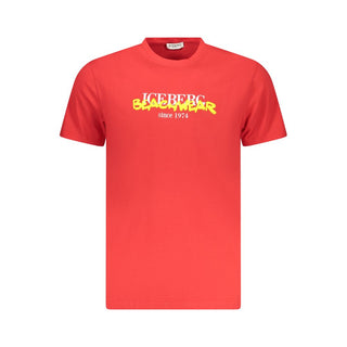 Rotes Herren-T-Shirt aus Baumwolle