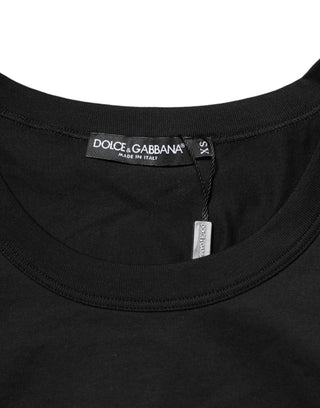 Black Cotton Sleeveless Men Tank Top T-shirt