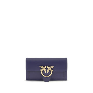 Cartera Bos Taurus de piel de becerro azul