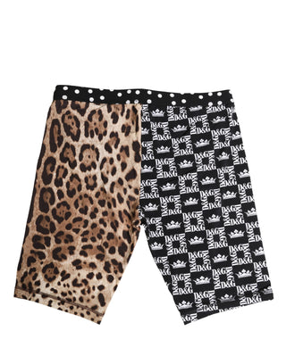 Pantalones cortos de ciclismo con patrón multicolor