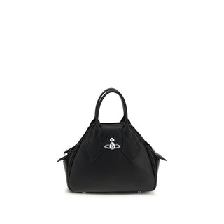Schwarze Handtasche aus Polyurethan