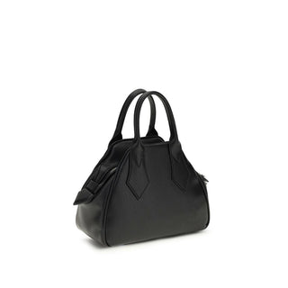 Schwarze Handtasche aus Polyurethan