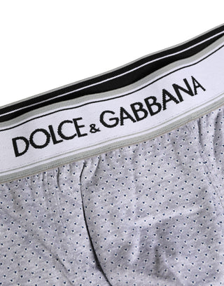 Graue Logo Baumwolle Herren Regular Boxer Unterhose
