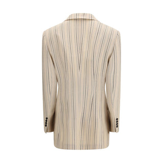 Multicolor Viscose Full-Length Jacket