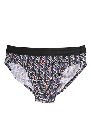 Midi-Slips für Herren mit mehrfarbigem Muster