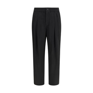 Schwarze Freizeithose aus Viskose