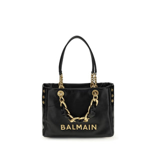 Bolso de hombro Bos Taurus de piel de becerro negra