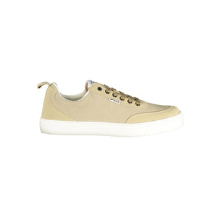 Beige Polyurethane Men Sneaker