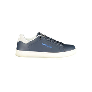Blaue Herren-Sneaker aus Polyurethan