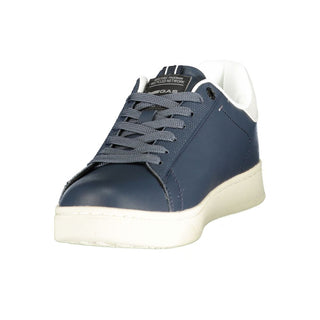 Blaue Herren-Sneaker aus Polyurethan