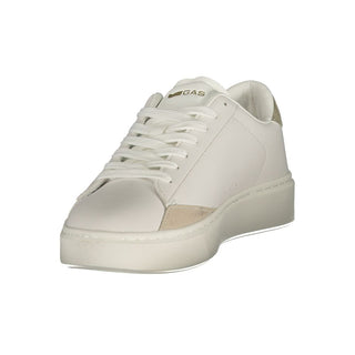 Weiße Polyurethan Damen Sneaker