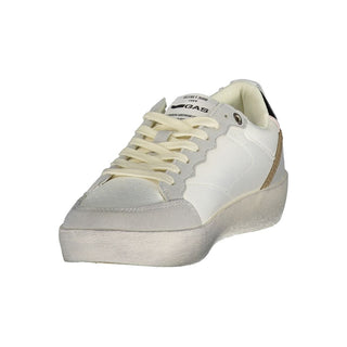 Grauer Polyurethan Damen Sneaker