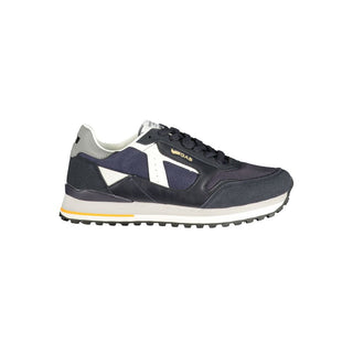 Blaue Herren-Sneaker aus Polyurethan