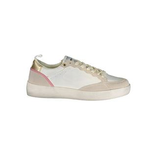 Bianco Polyurethane Women Sneaker
