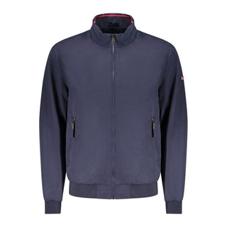 Blaue Baumwolljacke für Herren