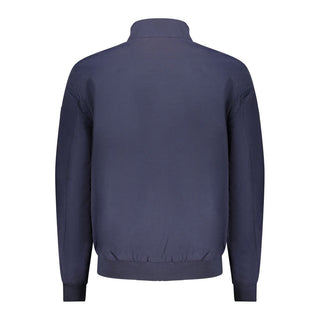 Blaue Baumwolljacke für Herren