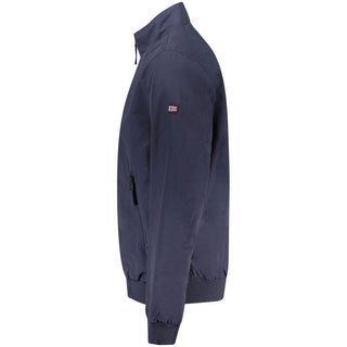 Blaue Baumwolljacke für Herren