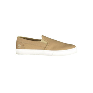 Beige Polyester Men Sneaker