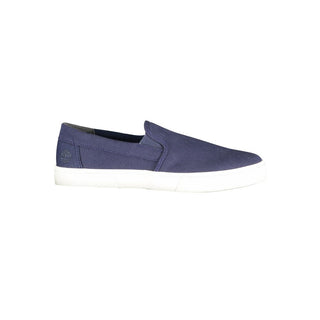 Blue Polyester Men's Sneaker