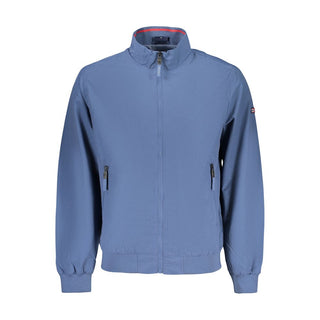 Chaqueta para hombre de algodón azul