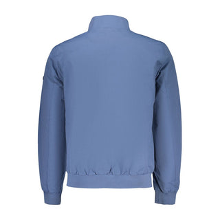 Chaqueta para hombre de algodón azul