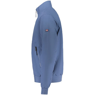 Chaqueta para hombre de algodón azul