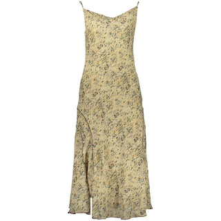 Vestido de poliéster beige para mujer