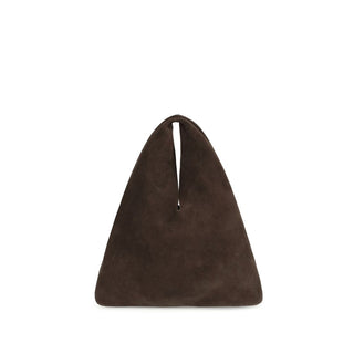 Schultertasche aus braunem Kalbsleder vom Bos Taurus