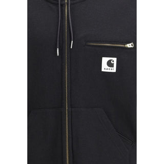 Sudadera de algodón negro