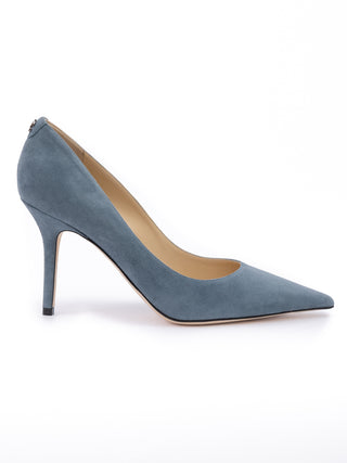 Agnes Pumps aus nachtblauem Wildleder