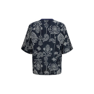 Mehrfarbiges Baumwoll-T-Shirt