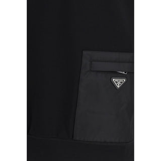Black Viscose Sweatshirt