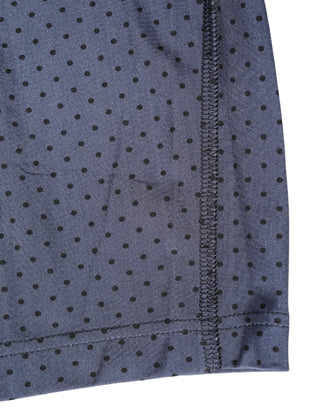 Dark Blue Polka Dots Men Bike Shorts Underwear