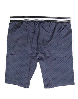 Dark Blue Polka Dots Men Bike Shorts Underwear
