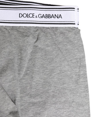 Gray Logo Waistband Cotton Men Boxer Underwear