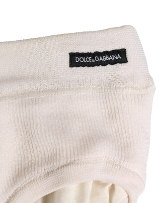 Off White Logo Seiden Herren Slips Unterwäsche