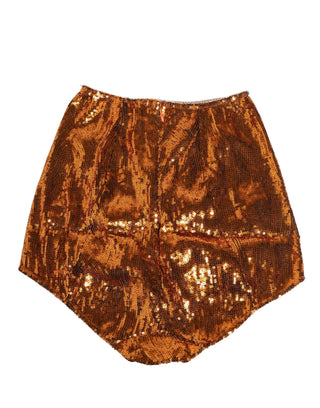Orange Pailletten Nylon Taillengürtel-Unterwäsche