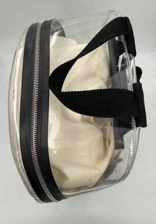 VALENTINO GARAVANI Rucksack aus Leder und transparentem Kunststoff
