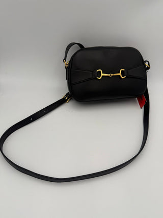 CELINE CRECY Schlichte schwarze Handtasche