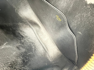 CELINE CRECY Schlichte schwarze Handtasche