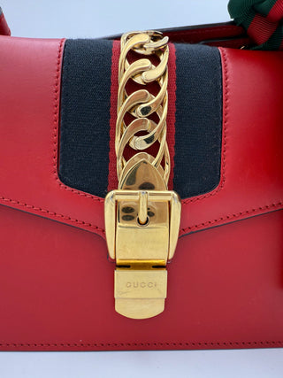 GUCCI SYLVIE Rote Handtasche