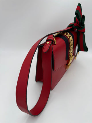 GUCCI SYLVIE Rote Handtasche