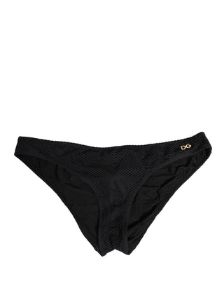 Ropa Interior Regular con Placa de Logo DG de Nylon Negro