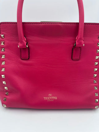 VALENTINO GARAVANI Rockstud Medium Pink Handtasche