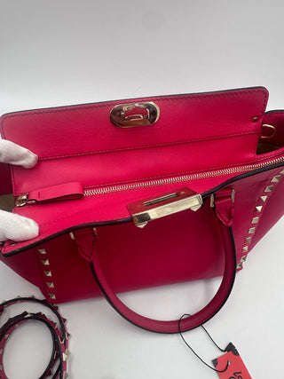 VALENTINO GARAVANI Rockstud Medium Pink Handtasche